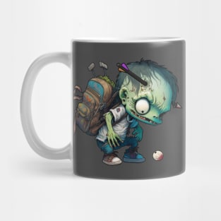 Chibi Zombie who likes golf Mug